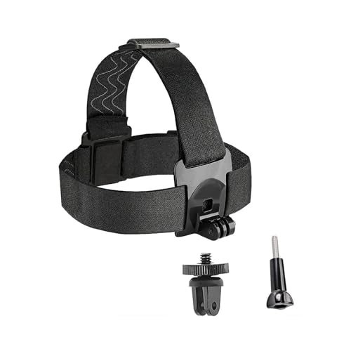 Yoogeer Action Camera Head Strap Mount for Insta 360 X5 X4 X3 X2 X ACE Pro ONE RS R GO 2 3, Hat Headband Belt for GoPro Hero 13 12 11 10, Fusion Max, DJI Osmo Action, AKASO,Apexcam, Surfola - Image 1