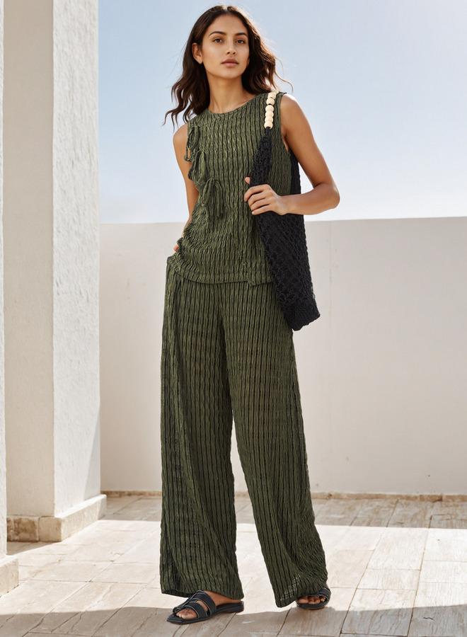 تواكستريمز بنطلون واسع الساق بنقوش - Image 2