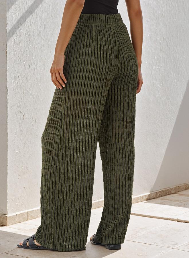 تواكستريمز بنطلون واسع الساق بنقوش - Image 3