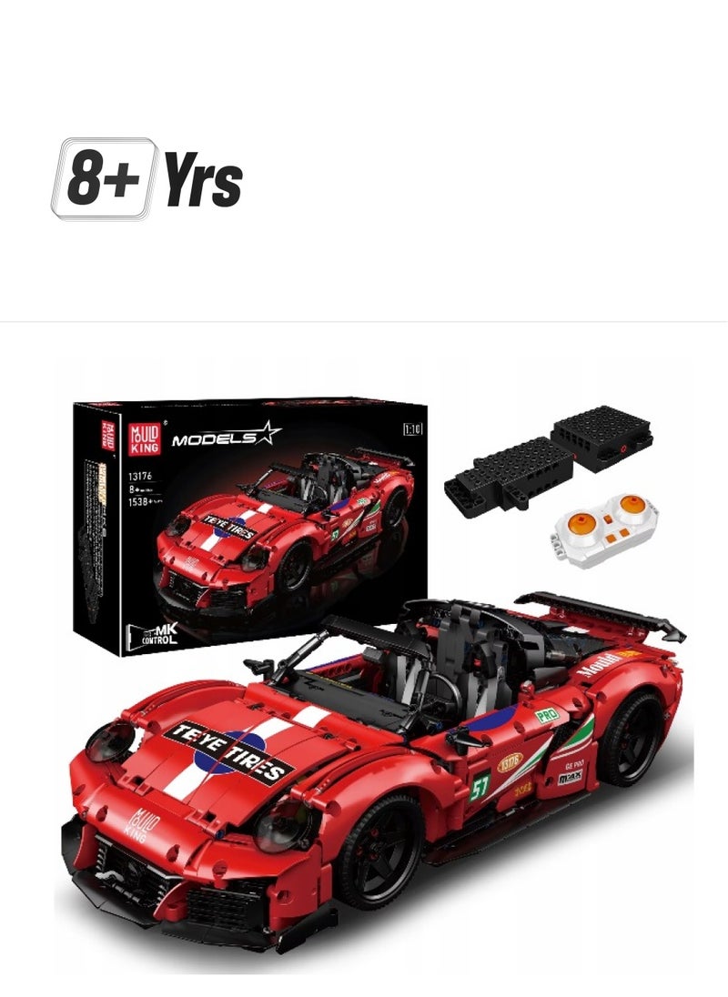 mould king 13176Speed ​​Champions Car Building Kit,toys-and-games/building-toys, remote control/Application building set model, children's/adult construction set toys, 1538 pieces,8+  - Image 1