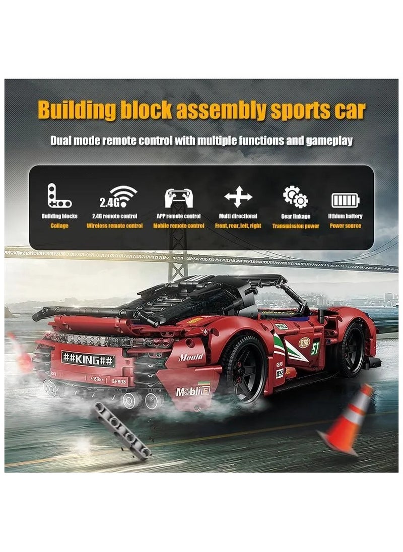 13176Speed ​​Champions Car Building Kit,toys-and-games/building-toys, remote control/Application building set model, children's/adult construction set toys, 1538 pieces,8+