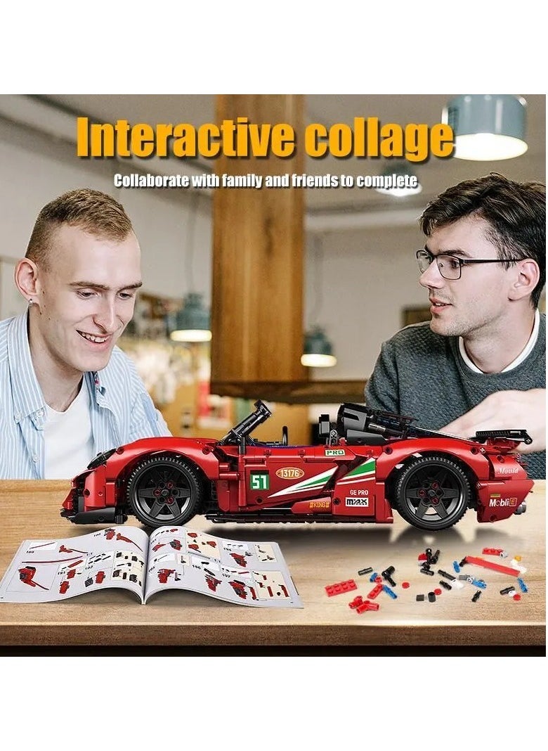 13176Speed ​​Champions Car Building Kit,toys-and-games/building-toys, remote control/Application building set model, children's/adult construction set toys, 1538 pieces,8+