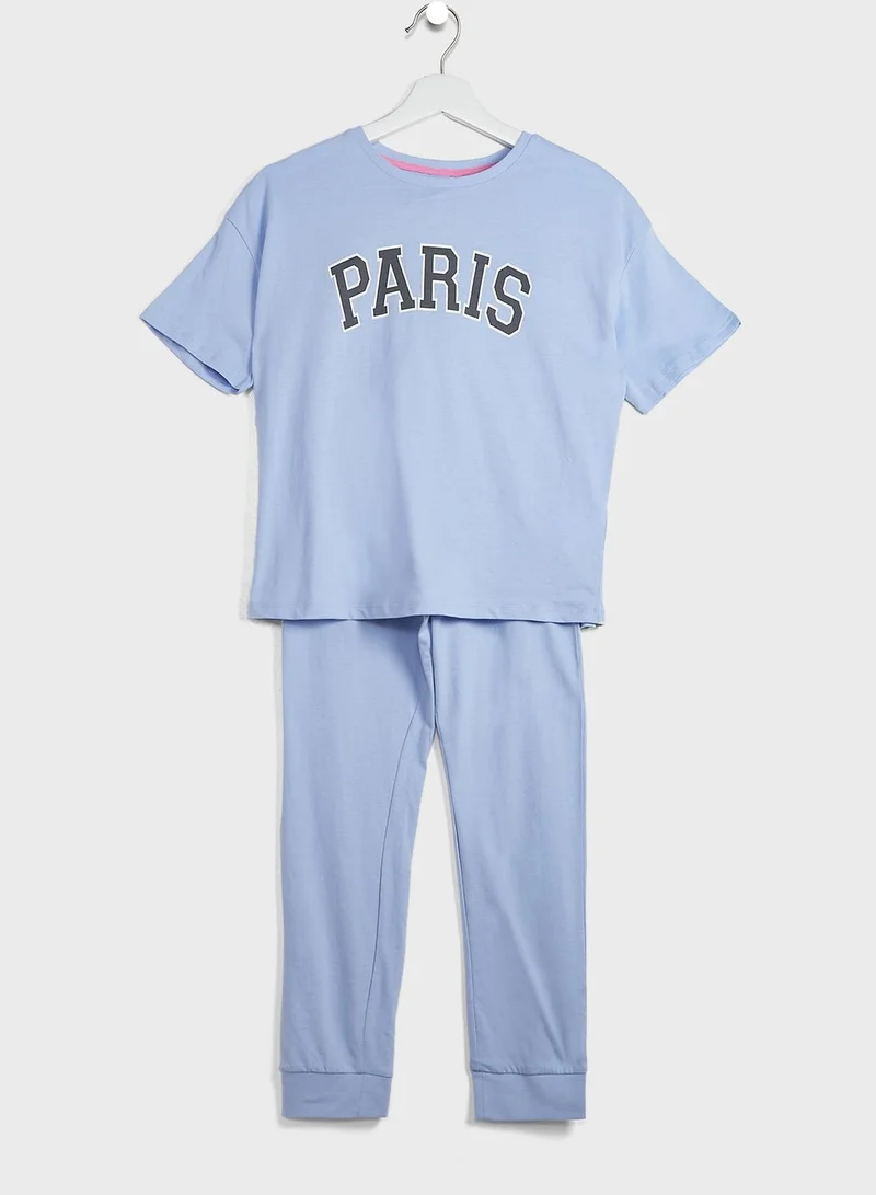 Marks & Spencer Kids 2 Pack Assorted Pyjama Set