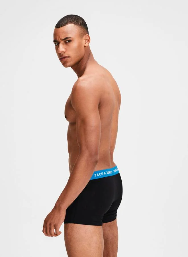 جاك اند جونز Pack of 2 - Rich Logo Detail Trunks