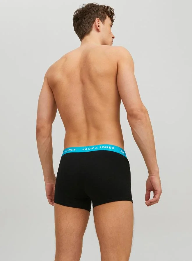 جاك اند جونز Pack of 2 - Rich Logo Detail Trunks