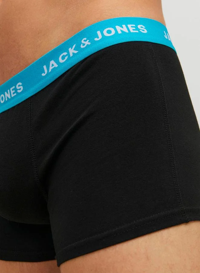 جاك اند جونز Pack of 2 - Rich Logo Detail Trunks