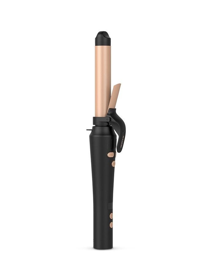 K.SKIN - 25mm Professional Curling Iron, Ceramic Clipless Design Curler, Ceramic Coating, Ionic Technology, for Perfect Frizz-Free Hair, Black - Image 1
