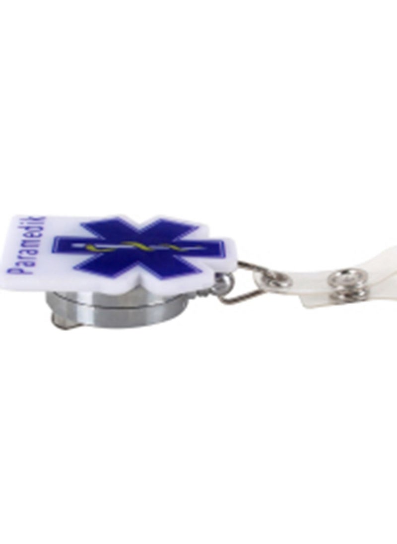 Nur Medikal Giyim - Nur Medical Clothing Paramedic Themed Yoyo Name Badge AKS-PRM-017 - Image 1