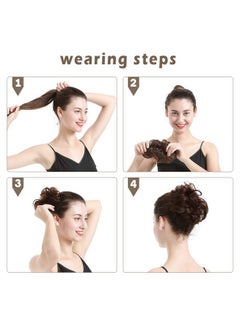 100% Human Hair Bun Extension - Human Hair Messy Bun Hairpieces Brown Hair Bun Extensions For Women - Real Human Hair Bun Natural Human Hair Bun Scrunchies Updo Chignons Daily - Brown - pzsku/Z1E6BC686AE77D45EF2E6Z/45/_/1734182754/9e34962f-d1b9-4bf0-a777-f9076b24db86