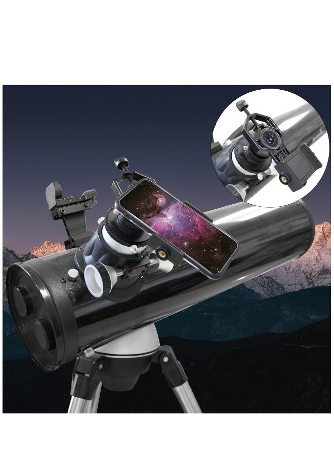 Generic - Universal Telescope Phone Mount, Quick Aligned Telescope Smart Phone Adapter Holder, Compatible with Spotting Scope, Telescope, Microscope, Monocular, Binocular, Fit All Brands of Smartphones - Image 1