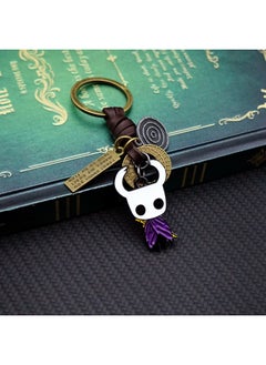 Hollow Knight Keychain Bone Nail The Pale king Figure Keyring Keychains for Men Game Accessories Car Key Ring llaveros-Color:8