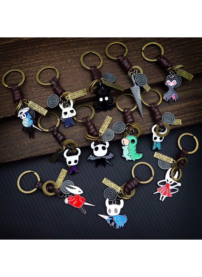 Generic - Hollow Knight Keychain Bone Nail The Pale king Figure Keyring Keychains for Men Game Accessories Car Key Ring llaveros-Color:8 - Image 1