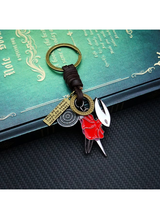 Generic - Hollow Knight Keychain Bone Nail The Pale king Figure Keyring Keychains for Men Game Accessories Car Key Ring llaveros-Color:8 - Image 1