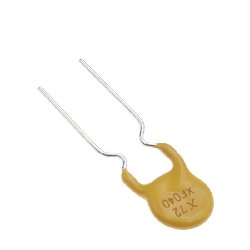 صمام XF040 PPTC القابل لإعادة الضبط 72 فولت 0.4 أمبير 5 مم خطوة عبوة من 5 قطع - Image 3