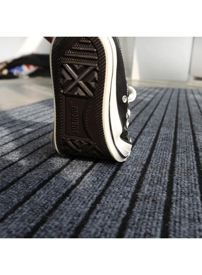 LOKIPA Anti Slip Door Mat, Floor Mat for Living Room with Anti Slip Backing, Anti Skid Door Mats for Home, Kitchen, Entrance, Hospital, Bathroom Mat-40*120cm,Gray - Image 3