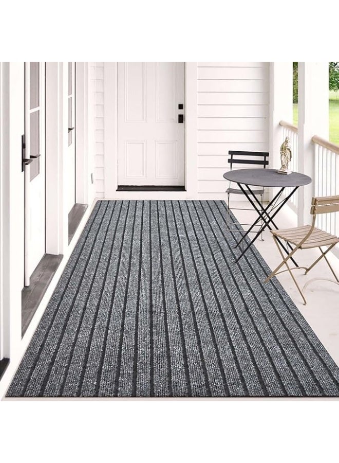 LOKIPA Anti Slip Door Mat, Floor Mat for Living Room with Anti Slip Backing, Anti Skid Door Mats for Home, Kitchen, Entrance, Hospital, Bathroom Mat-40*120cm,Gray - Image 1