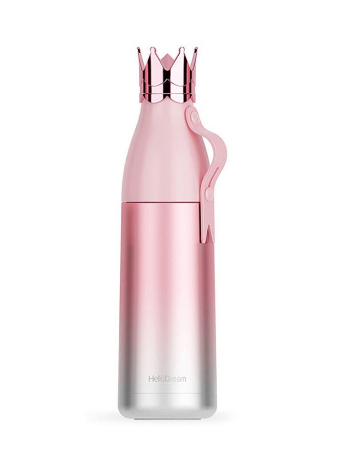 NIBEMINENT Crown Vacuum Bottles Rose Gold 27x7x7cm