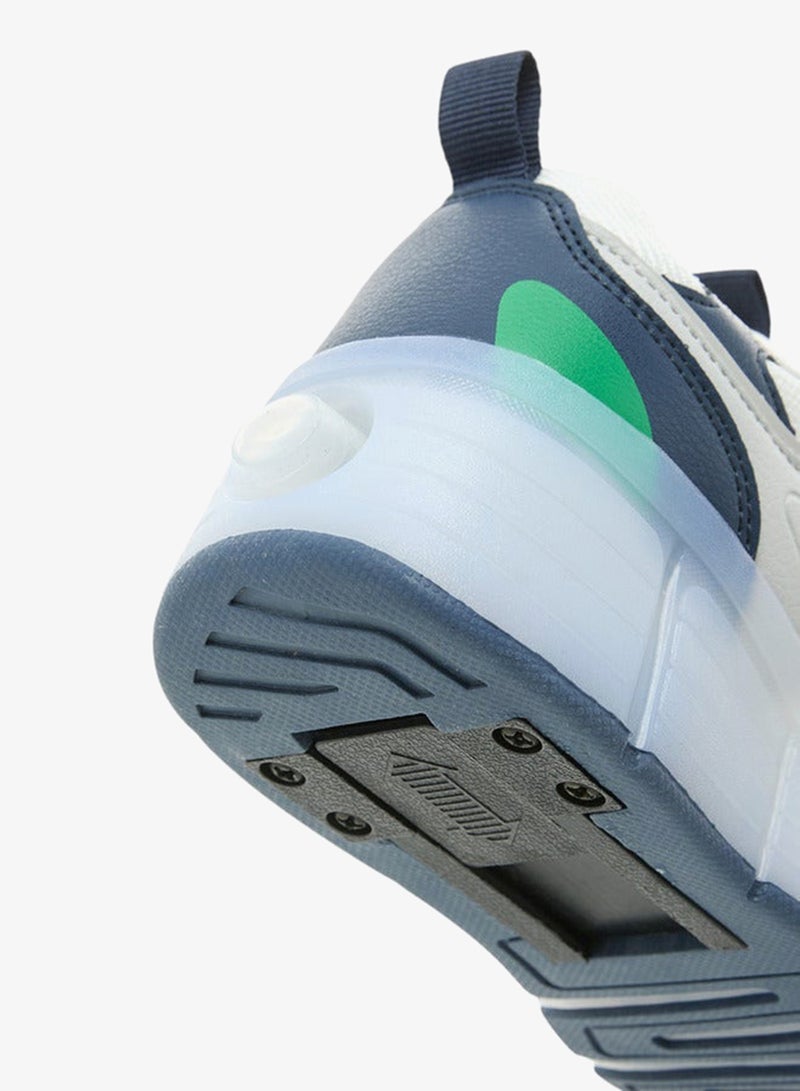 Mister Duchini Boys Panelled Sneakers with Rotating Buckle Closure - Image 4