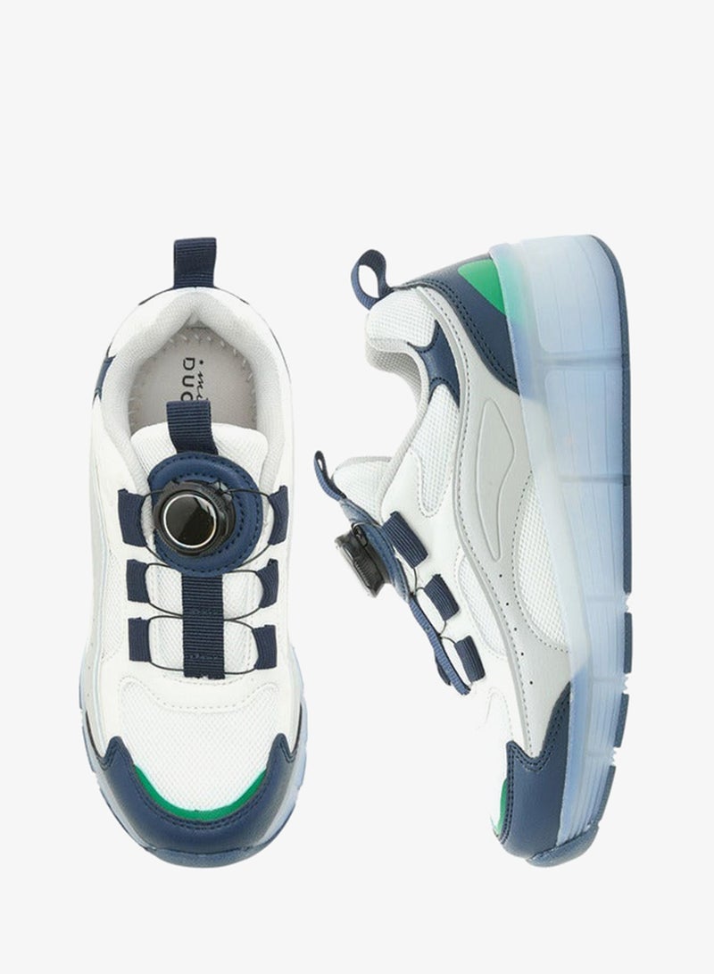 Mister Duchini Boys Panelled Sneakers with Rotating Buckle Closure - Image 3