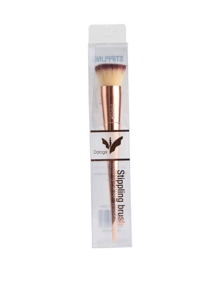 daroge Daroge Professional Long Time Applicable Makeup Stippling Brush Golden  - Image 2