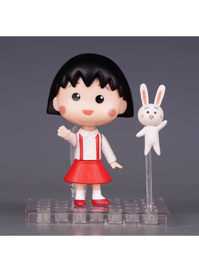 general Chi-bi Maruko movable replacement face doll model decoration desktop decoration toy gift for family and friends - Image 2