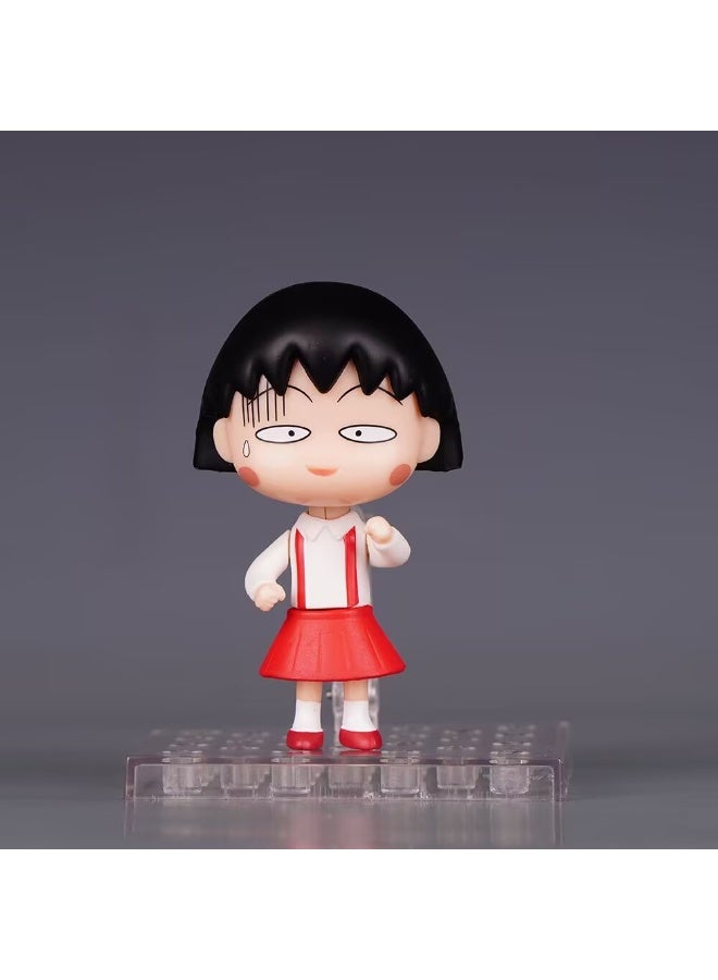 general Chi-bi Maruko movable replacement face doll model decoration desktop decoration toy gift for family and friends - Image 3