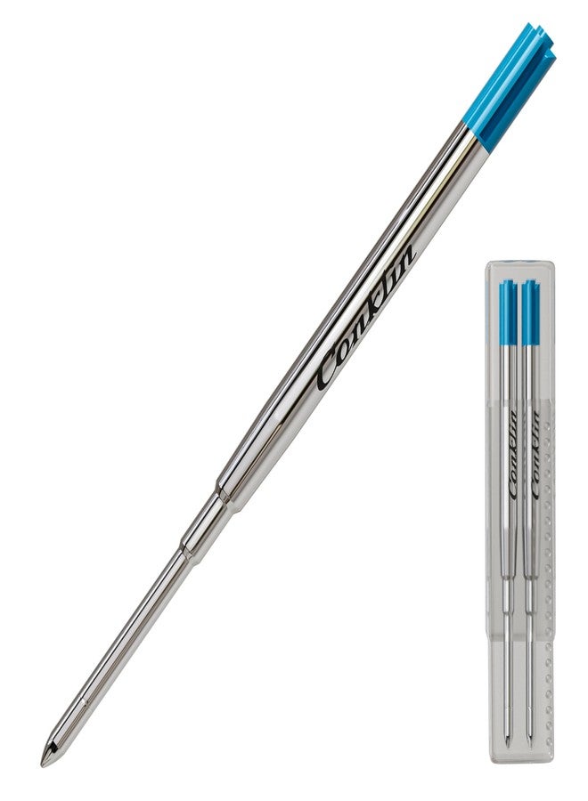 Conklin Soft Ink Ballpoint Refill, Blue (2 pcs tube) - Image 1