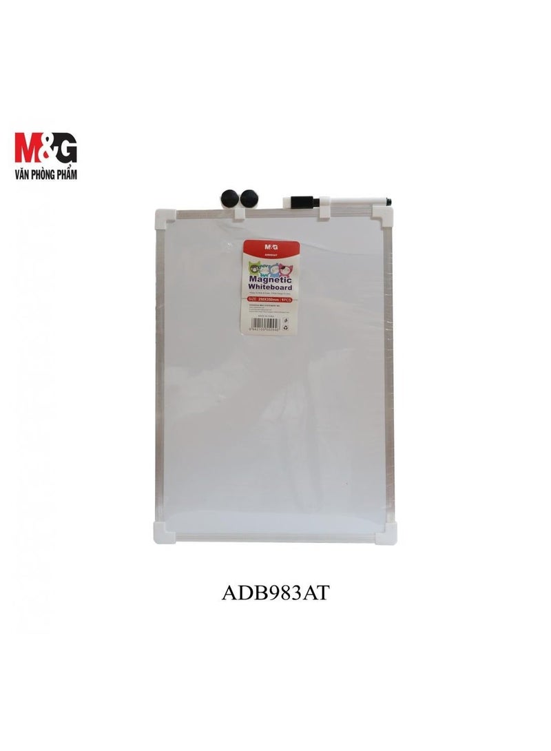 M&G Dry Erase Magnetic Whiteboard, double-sided,25*35cm - Image 4