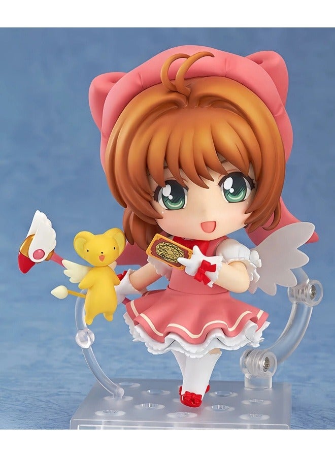 عام متنوعة ساكورا س الإصدار كلاي مان ماجيك كارد فتاة ساكورا ديكور سطح المكتب كونوموتو ساكورا المنقولة الوجه المتغيرة حرف نموذج مجموعة ألعاب الديكور - Image 1