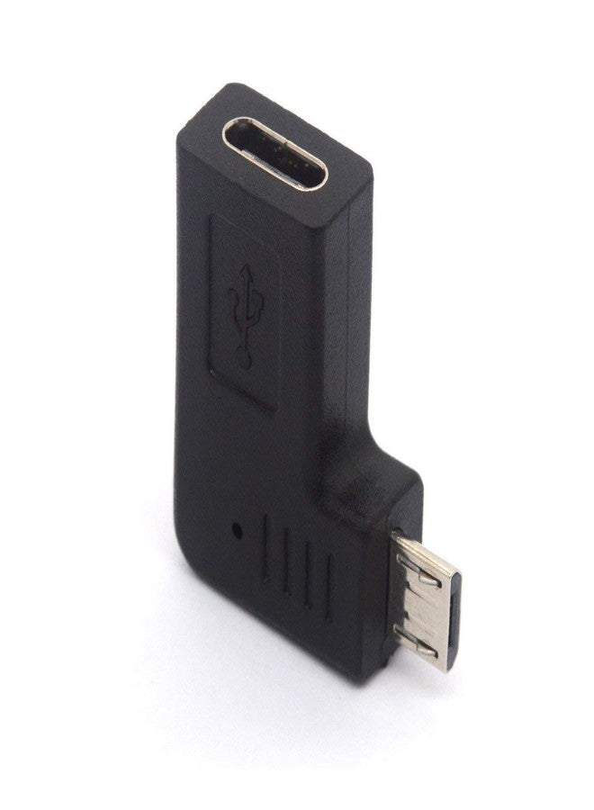 GLHONG Right Angle Type C OTG Adapter, USB C Female to Micro USB Male OTG (On the Go) Adapter Charging Data Sync Converter for Camera, Power Bank, Galaxy S7,S7 Edge, LG G4, Nexus (Micro Male To TypeC Female) - Image 5