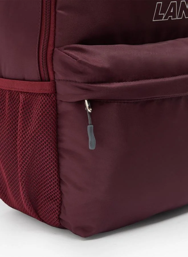 Oaklan By Shoexpress BURGUNDY Solid Backpack For Kids 13 Years+ With Padded Shoulder Straps for Women | Best Price UAE