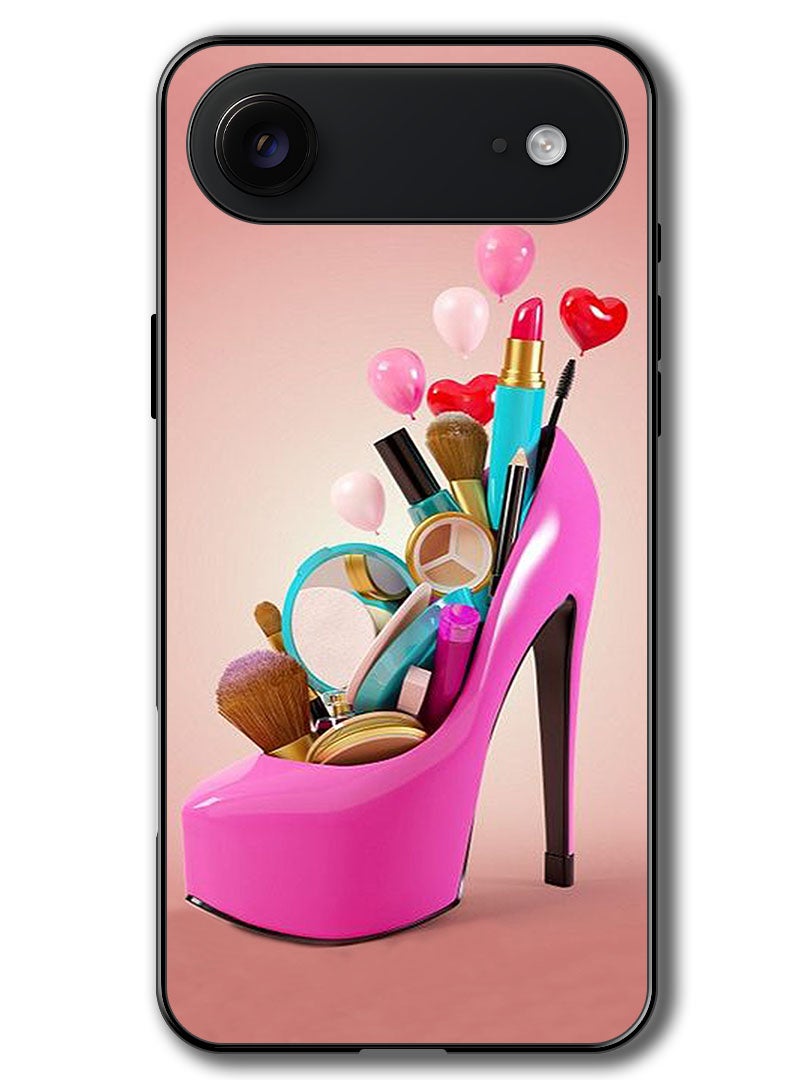 Theodor حافظة متوافقة مع آبل آيفون 17 إير 6.5 بوصة حماية مضادة للصدمات غطاء بامبر مع مستلزمات المكياج - Image 1