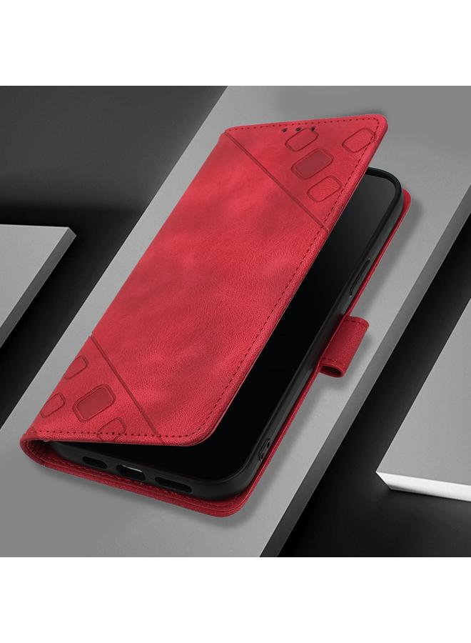 S-TOP Case For Honor X9c Smart 5G Global Skin-feel Embossed Leather Phone Case - Image 3