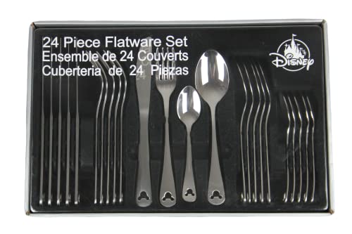 Disney Theme Park Exclusive Mickey Icon 24 Piece Flatware Set - Image 1