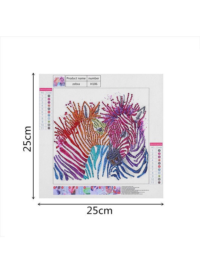 NIBEMINENT Special Diamond Painting Shaped Drill Embroidery Multicolour 25x0x25cm - Image 3