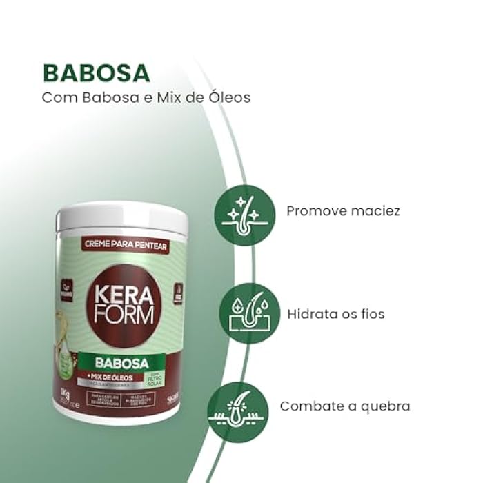 skafe Keraform Aloe Vera and Oils Mix Combing Cream 1kg. - Image 2