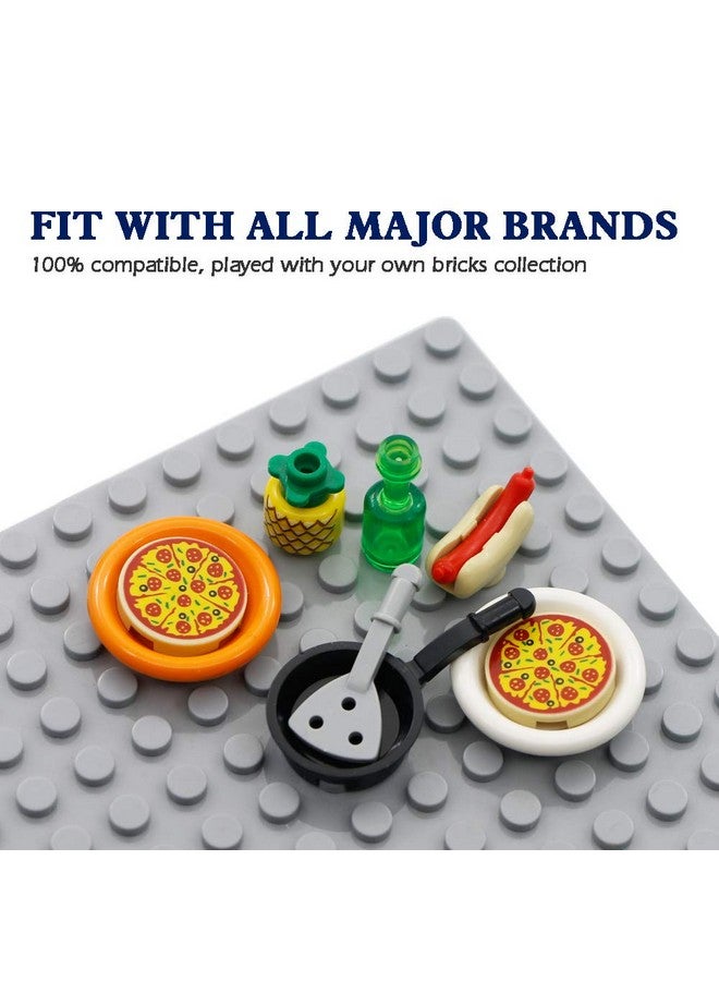 BroTex City Food Accessories - Building Block Friends Animals Bricks, People House Kitchen Farm Restaurant MOC Pieces Parts, Classic Party Favors Toys for Boys Girls - Image 5