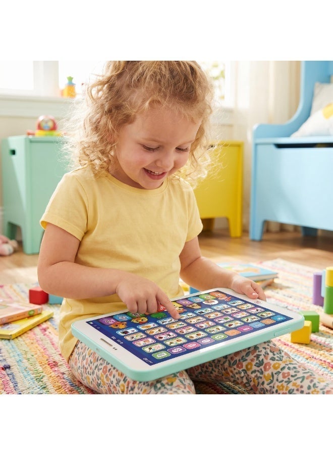 Kids Bilingual English & Arabic Learning Tablet Toy, Interactive Sound Educational Pad with Piano Keyboard, Interactive Preschool Learning Toys,Early Enlightenment Gift for Toddlers 3+ - Image 4