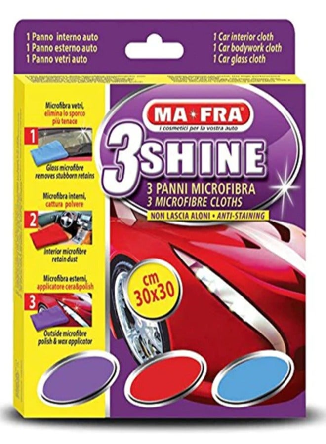 Mafra Panno 3 Shine Microfiber Cloths