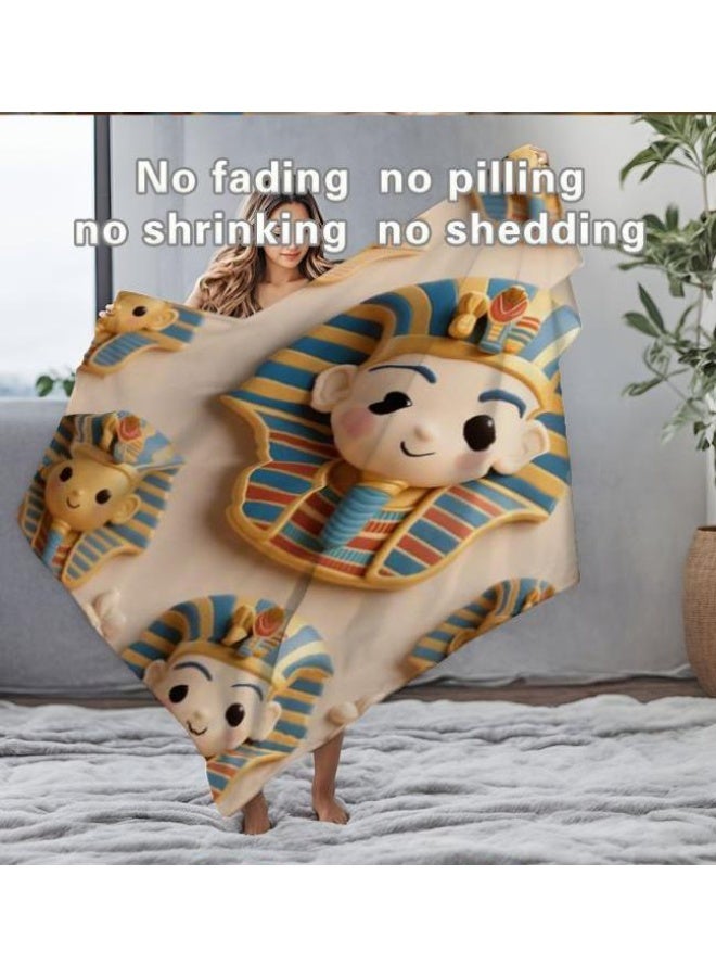 general Baby and children's cartoon flannel thin blanket (warm and comfortable, suitable for sleep, game use) 70cm*100cm - 902 - Image 3