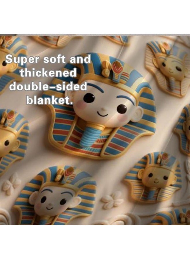 general Baby and children's cartoon flannel thin blanket (warm and comfortable, suitable for sleep, game use) 70cm*100cm - 902 - Image 4