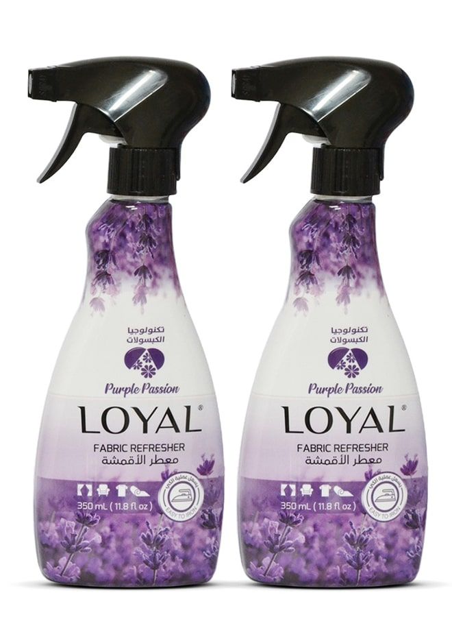 loyal Fabric Refresher 2x350ML Purple Passion - Image 1
