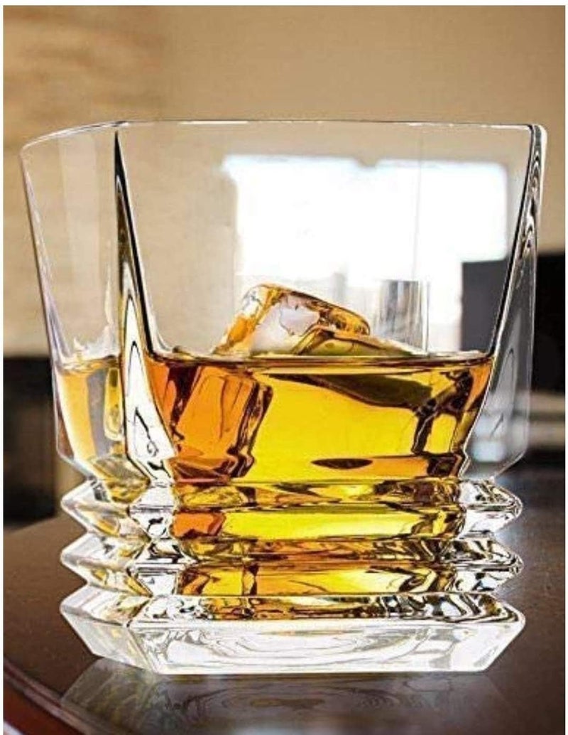 ConvertKitchen مجموعة كؤوس الويسكي من كونفرت كيتشن 6 قطع سعة 300 مل كؤوس بار للبوربون والويسكي والسكوتش والكوكتيلات والكونياك وكوكتيل أولد فاشند - Image 5