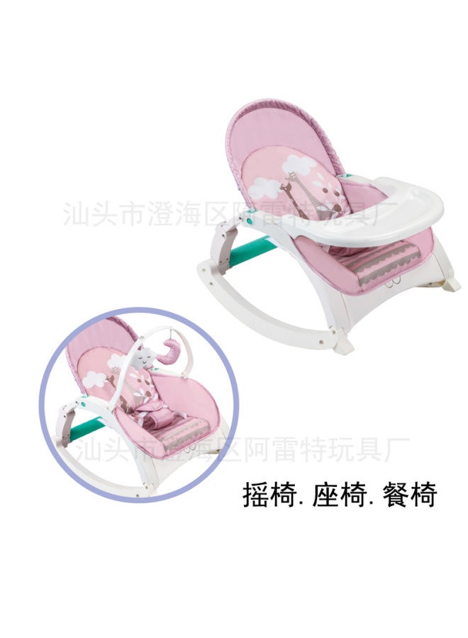 alt Multi-functional Baby Coaxing Artifact Baby Rocking Chair Baby Cradle Newborn Soothing Chair Recliner Rocking Bed Music Dining Chair - Image 3