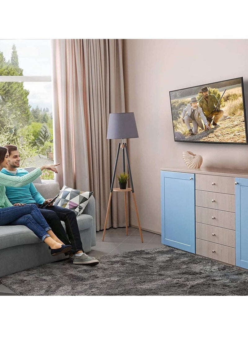 حامل تلفاز ثابت للجدار 26" - 75"، حامل تلفاز ثقيل قابل للتعديل عالمي الميل لتلفاز LED LCD OLED بلازما بسعة وزن قوية تصل إلى 50 كجم VESA حتى 700 x 400 - Image 2