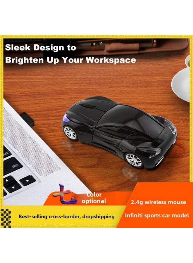 Gifts Infiniti Car Model Mouse Sports Car Mouse Wheel Mouse Car Wireless Mouse-Color:Infiniti Camouflage Blue (shipped Without Battery) - Image 2