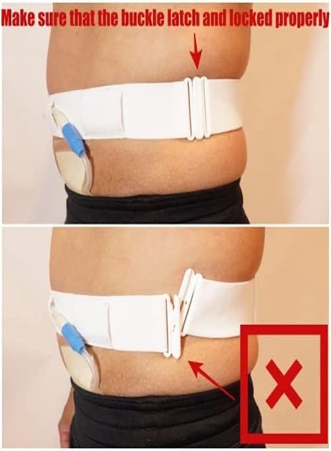 MandMcares Peritoneal Dialysis Belt Accessories – Slim 1.5" PD Catheter Holder, Adjustable 25-45” Waist, Skin-Friendly, Secure Transfer Set Support, Comfortable & Discreet Under Clothing (Nude - Image 5