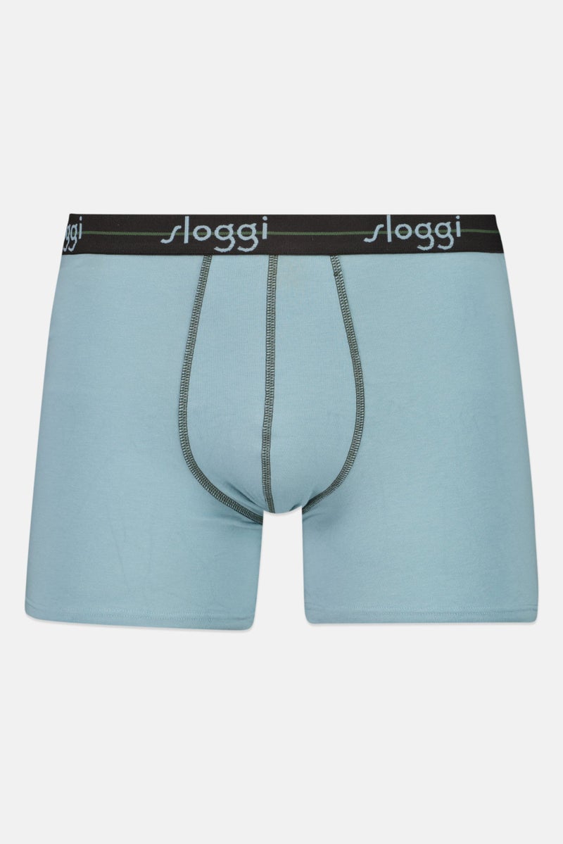 sloggi شورتات داخلية قصيرة للرجال 2 قطعة بشعار العلامة التجارية نجمة، أسود - Image 5