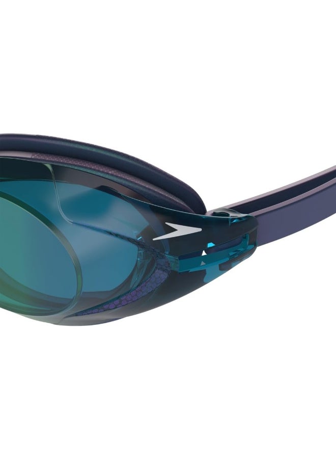 سبيدو قبعة سباحة Speedo Vanquisher 3.0 Mirrored LTD للرجال والنساء والأطفال - مصنوعة من السيليكون المتين، مريحة، مثالية للتدريب والاستخدام الاحترافي - Image 4