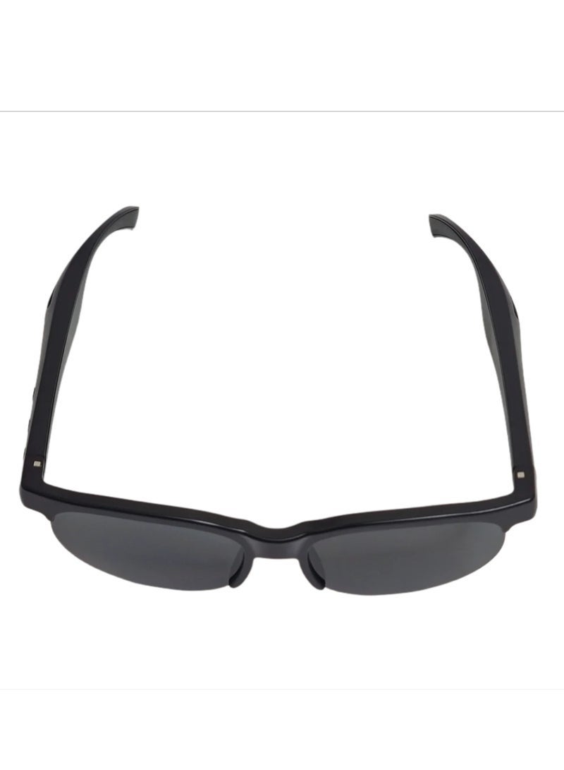 ELTRAZONE XG88 Pro Smart Sunglasses: Bluetooth Earphones, Open-Ear Sound, Intelligent Call Assistant, Music, Universal Compatibility, Perfect for Outdoor Running & Cycling - Black  - Image 3